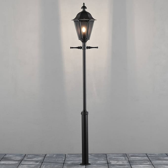 Konstsmide Mastlamp Pallas, zwart