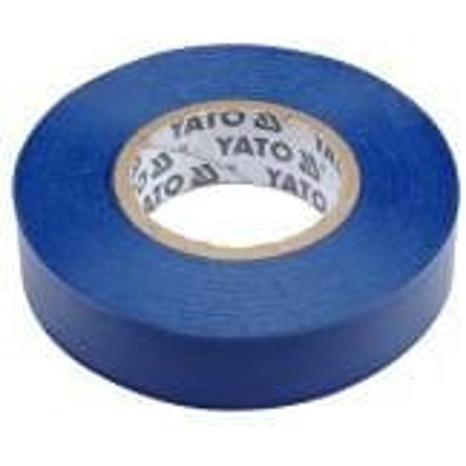 Yato - Elektro-isolatietape - 19mm x 20m x 0,13mm - Blauw
