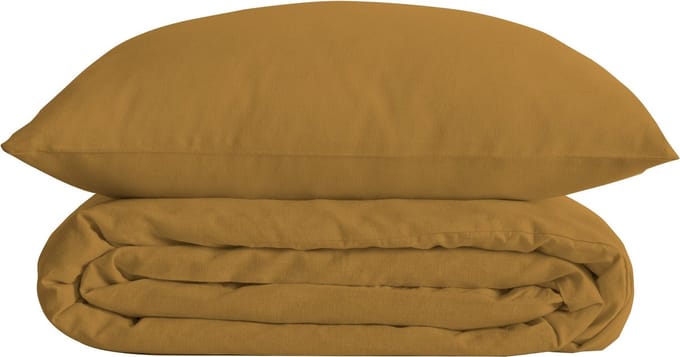 Atmosphera Dekbedovertrek set met 2 kussenslopen 240x220cm Oker