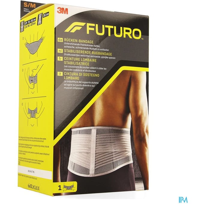Futuro Stabiliserende Rugbandage 46815, Small - Medium