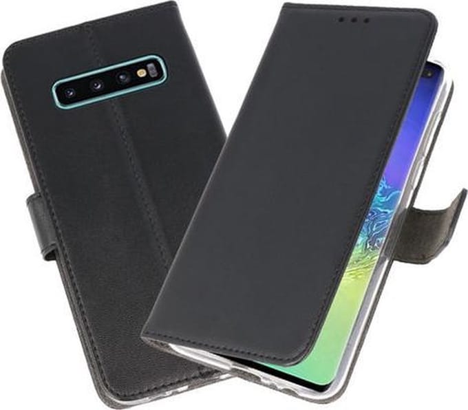 Bestcases Pasjeshouder Telefoonhoesje Samsung Galaxy S10 Plus - Zwart
