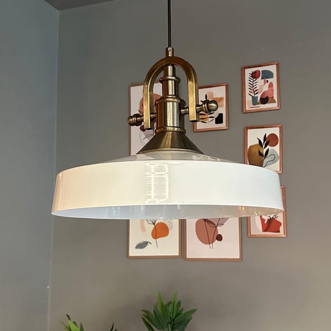 Bamyum Ace Hanglamp Industrieel Metaal Ø39 cm, Vintage Hanglamp, E27 Pendellamp