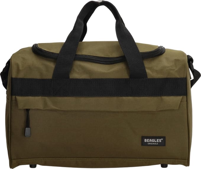 Beagles Originals Basics Weekendtas Sporttas - 20 Liter - Compact - Olijfgroen