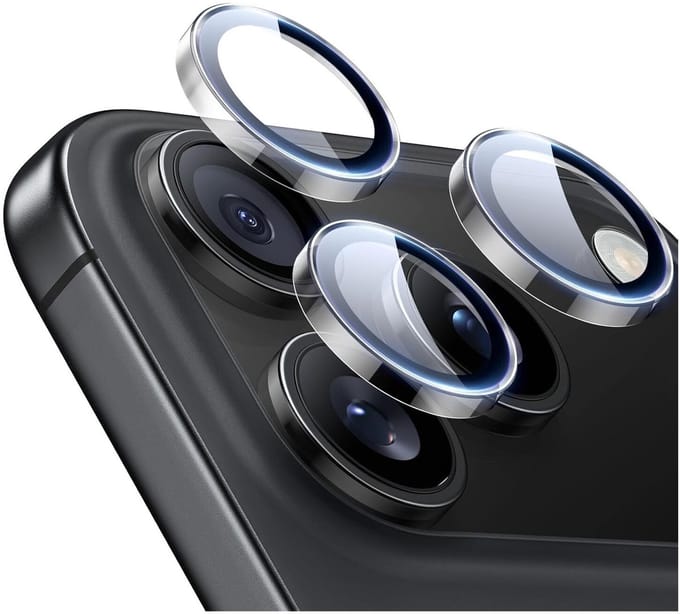 ESR Armorite Camera Lens Protector Geschikt voor Apple iPhone 17 Pro (Max) / 16 Pro (Max) - 9H Tempered Glass - Case Friendly - Transparant