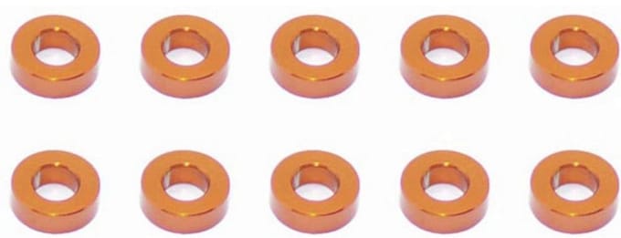 Aluminium drukring 3 mm 6 mm 1 mm 1 stuk