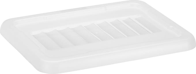 Sunware deksel - voor opslagbox 24 L - kunststof - transparant - 42 x 33 x 3 cm