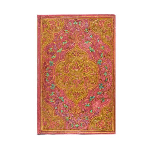 Paperblanks cahier, rose chronicles, softcover flexi, formaat midi 12 x 17,5 cm,