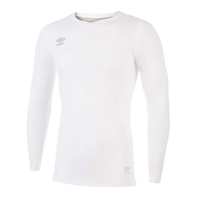 Umbro Heren Elite V Neck Base Layer Top (Wit)