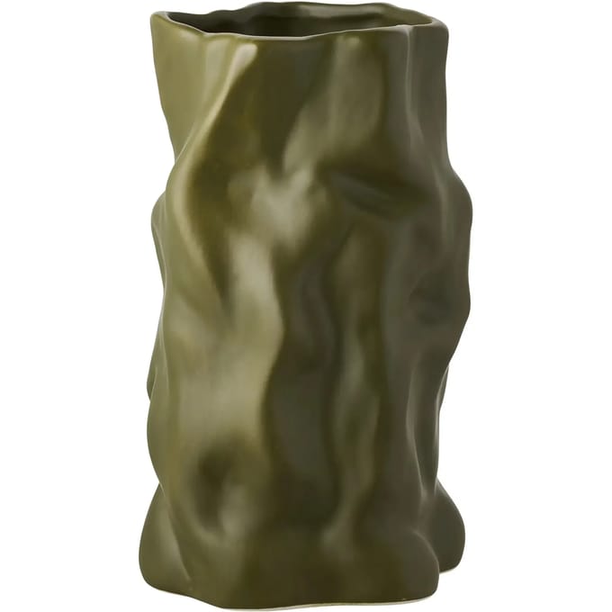 Silla vaas Ø15cm groen.