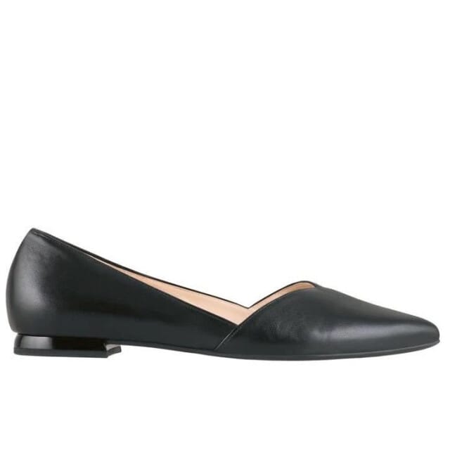 Högl Boulevard 10 - dames ballerina - Zwart - maat 34.5 (EU) 2.5 (UK)
