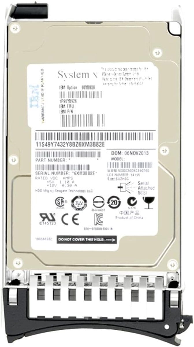 Interne Harde Schijf - Harde Schijf - Gegevens Opslaan - SAS Interface - 500 GB - Zilver