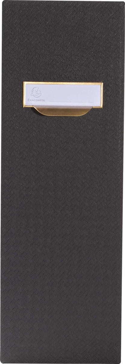 Exacompta 2x Tijdschriftenhouder OfficeByMe rug 100mm - Zwart - 90601E