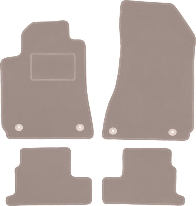 Beige veloursmatten voor: Alfa Romeo Brera coupé (2005-2010)