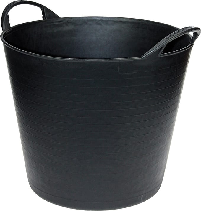 Talen Tools - Flexibele kuip - Met hendels - Kunststof - 38 liter - Zwart