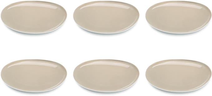 Medard de Noblat - Oslo Linen - Dinerbord 28 cm - 6 delig - Stoneware