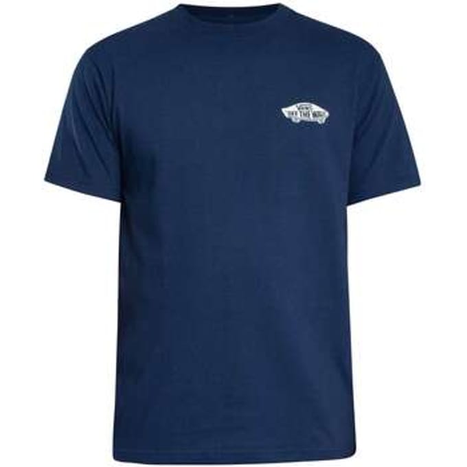 Vans Double Standard Back Logo T-Shirt, Blauw