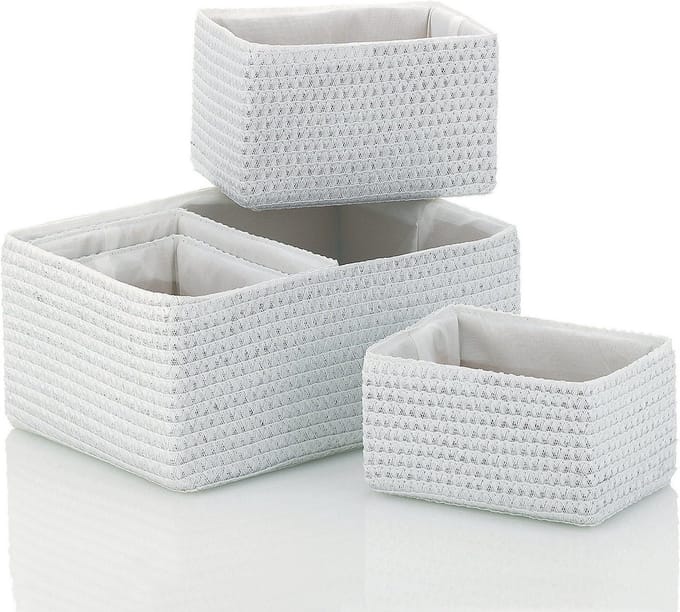 Rimossa Mand Set van 5 Stuks - Wit - Kela