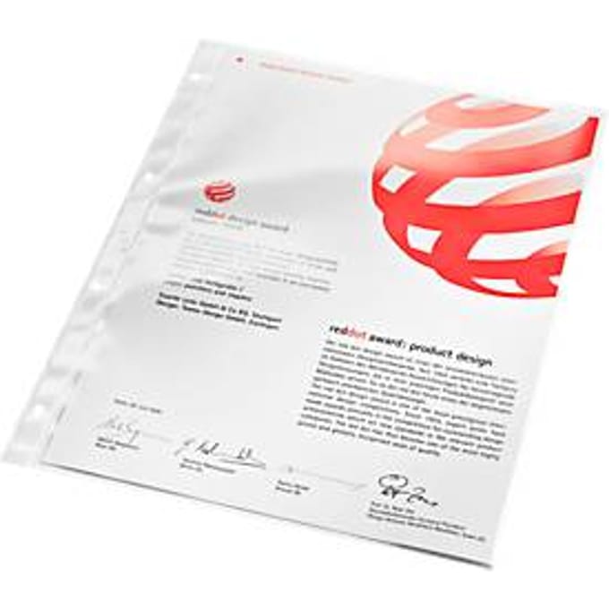Showtas Leitz Premium standaard copy safe 0.09mm 4-gaats PVC A4 glashelder 100 stuks