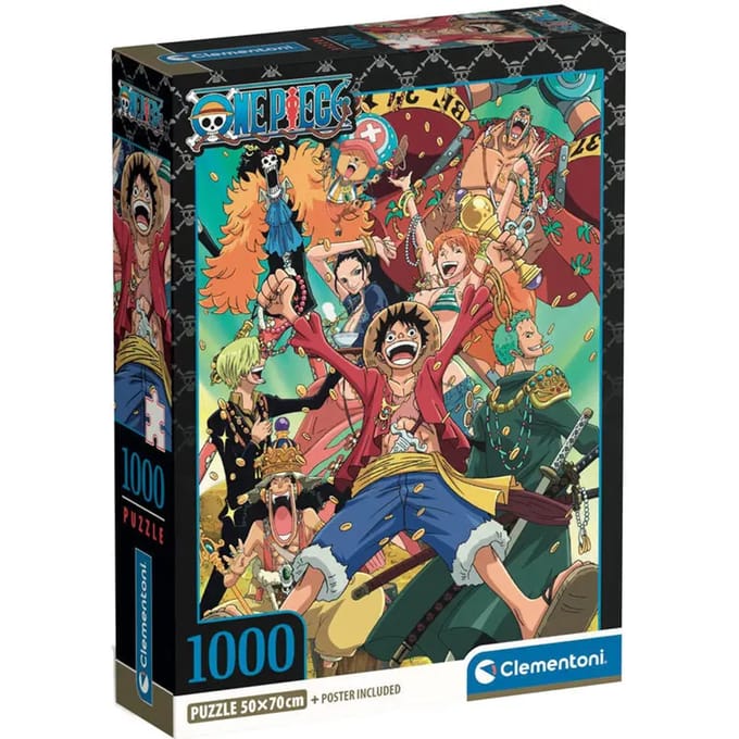 Clementoni - Puzzel - 1000 stukjes - One Piece - Anime