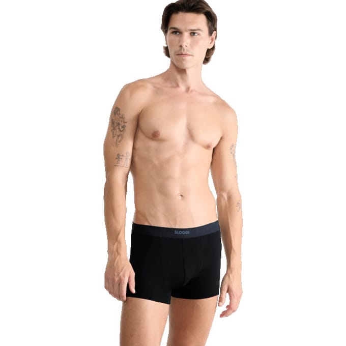sloggi men EVER Ease Short 2P Heren Onderbroek - ZWART -