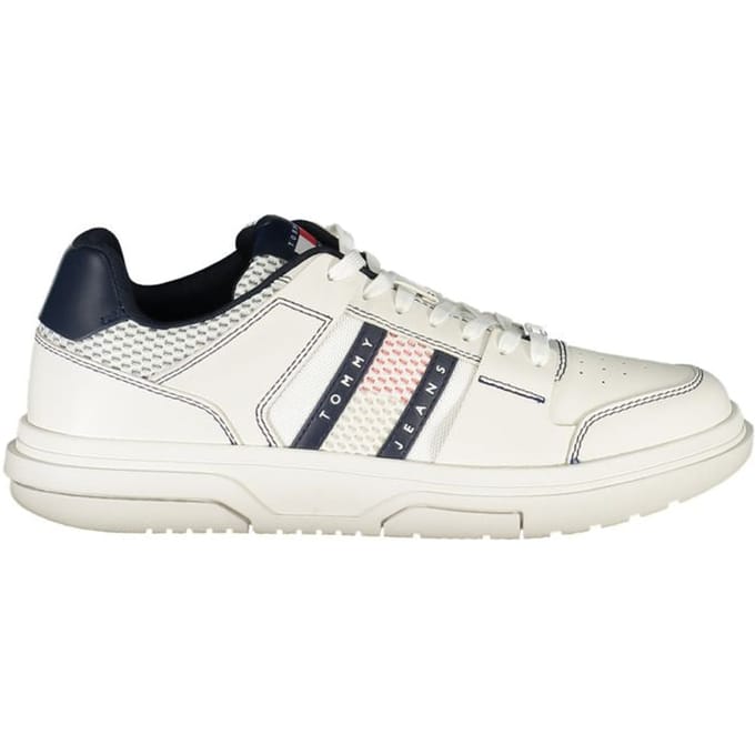 Tommy Hilfiger Blauwe Leren Heren Sneakers