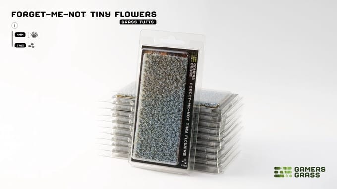 Gamer's Grass Forget-Me-Not Tiny Flowers - Voor schaalmodellen en diorama's