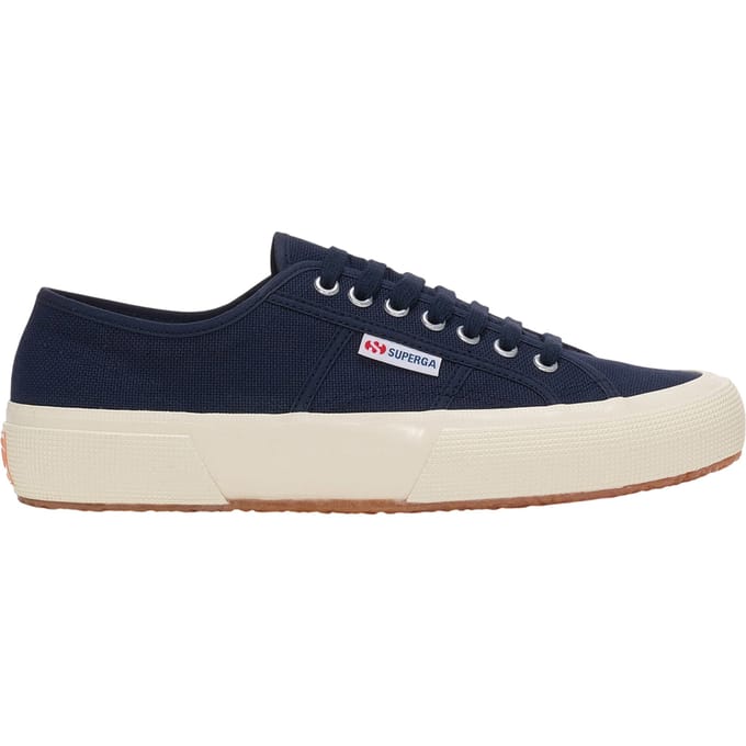 Superga Volwassen unisex 2750 OG-trainers (Navy/Off Wit)