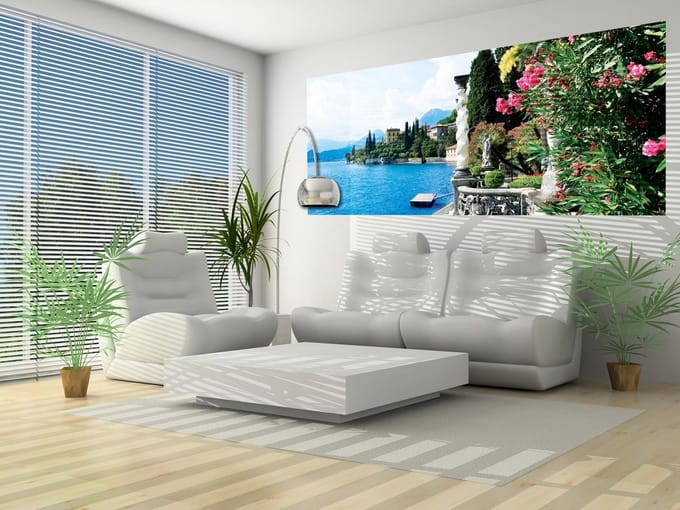 Mediteranian Scene Photo Wallcovering