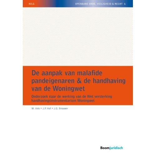 De Aanpak Van Malafide Pandeigenaren & De Handhaving Van De Woningwet - Nilg - Vastgoed, - M. Vols