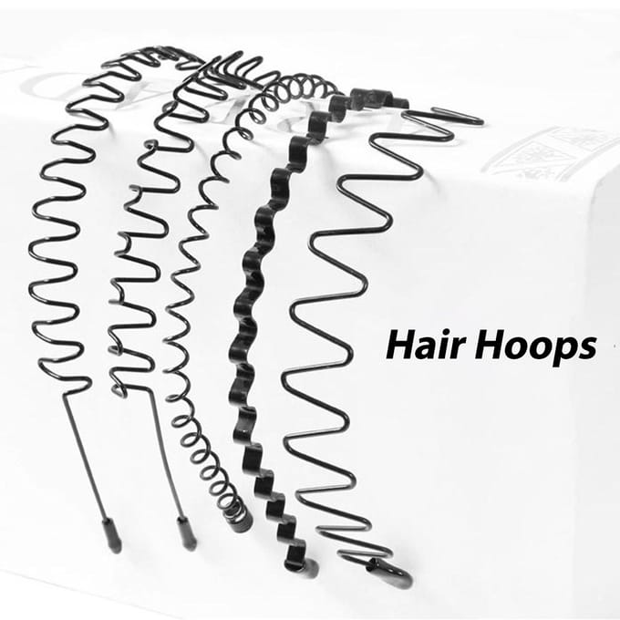 HaarhoepelsHaarbanden voor dames en heren Haarstylingaccessoires zwart