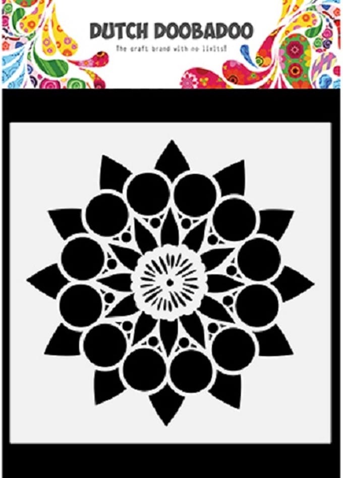 Dutch Doobadoo Dutch Mask Art Doodle Mandala 2 470.784.035 148x148mm