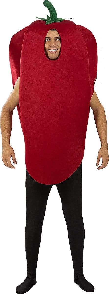 FUNIDELIA Rode Peper Kostuum - One Size - Rood