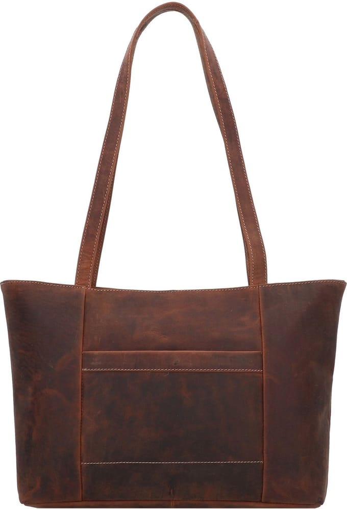 Jack Kinsky Baltimore 18 Schoudertas Leer 34 cm - Dames - cognac