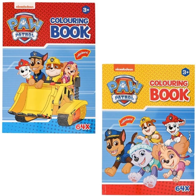 Paw Patrol Kleurboek + Stickers Assorti