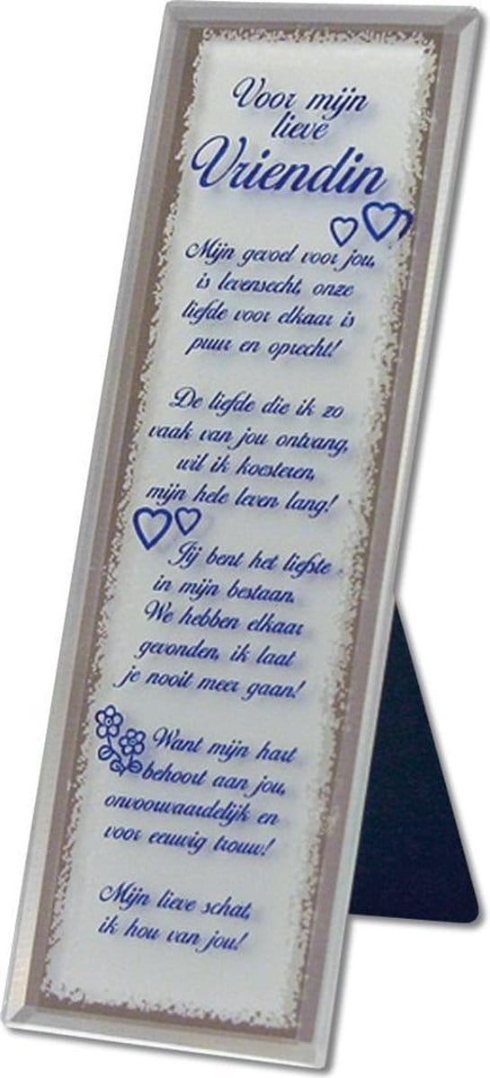 Decoratieve spiegel met tekst: Voor mijn lieve VRIENDIN!