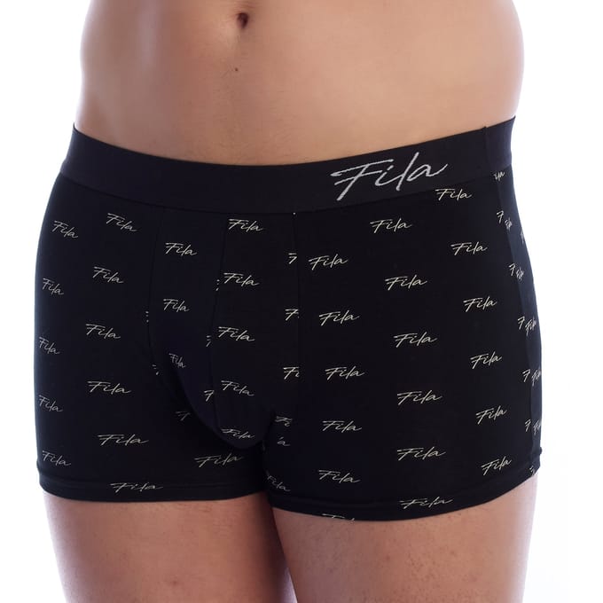 FU5270 Heren Geprinte Katoenen Boxershorts
