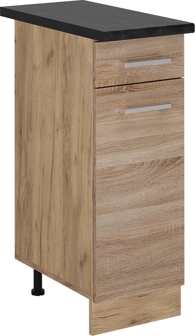 Vicco R-Line Keukenonderkast – 30 cm, WB Antraciet Sonoma