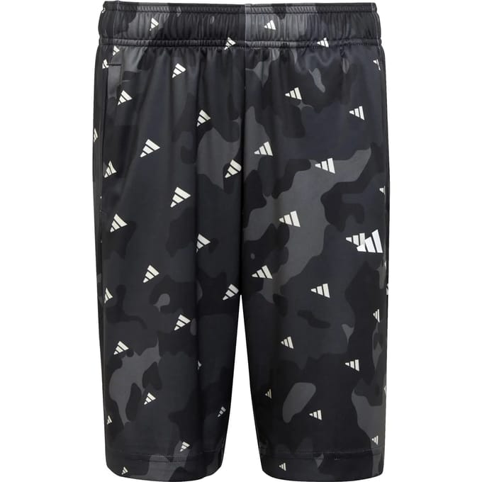 adidas Performance Train Essentials Seasonal AEROREADY Allover Print Regular-Fit Short - Kinderen - Grijs - 128