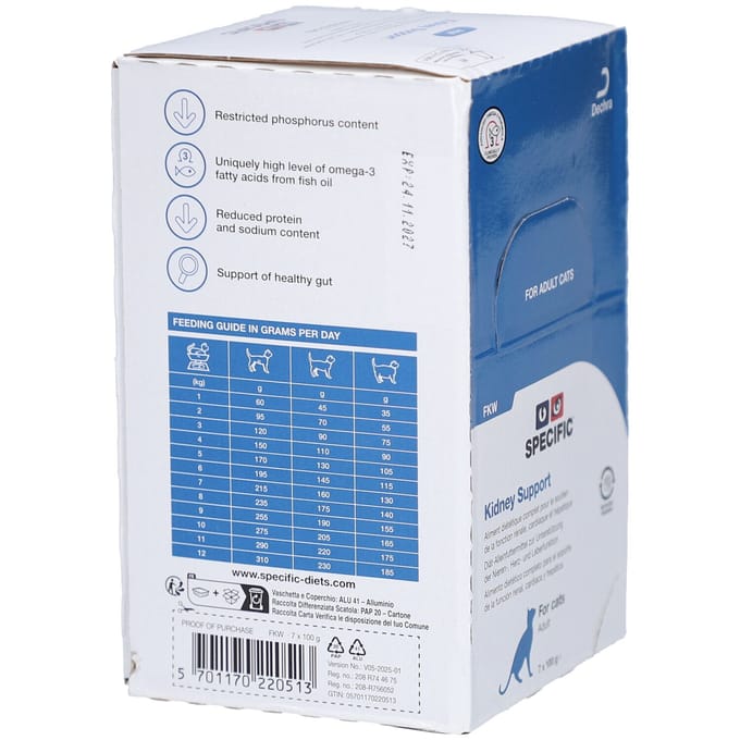 14x100g Cat FKW Kidney Support Specific Kattenvoer