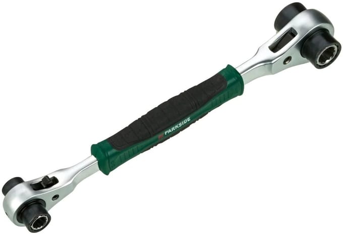 PARKSIDE® Ratelsleutel 8-in-1 multifunctioneel - ratelsets - ratelsleutels - moersleutel - moersleutelset