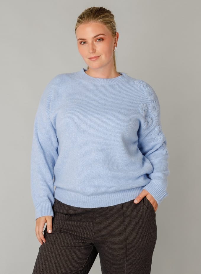 YEST CURVE Felou Tops - Soft Blue - maat 1(48)