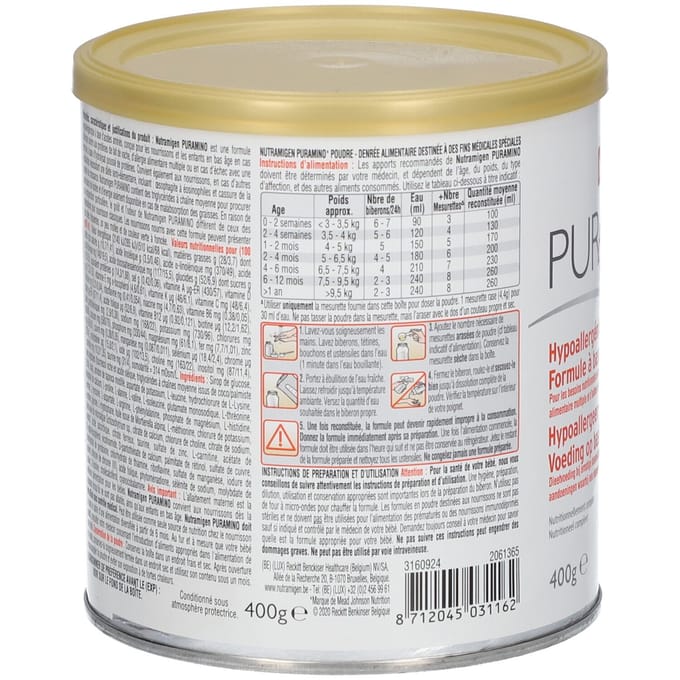 Nutramigen Puramino 400 Poeder