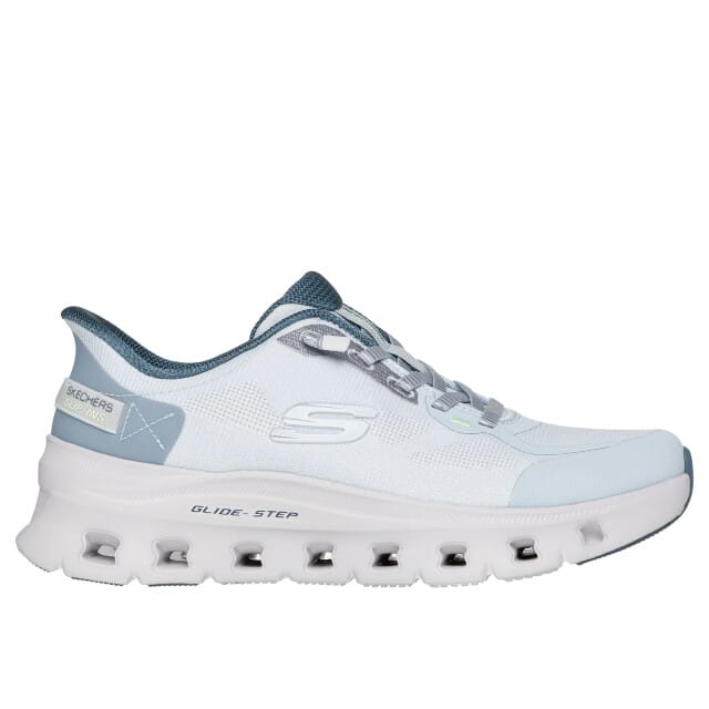 Skechers Instapper Hands-Free Slip-Ins Glide-Step Pro Pure Motion 150428 BLMT Blue Multi Machine Washable
