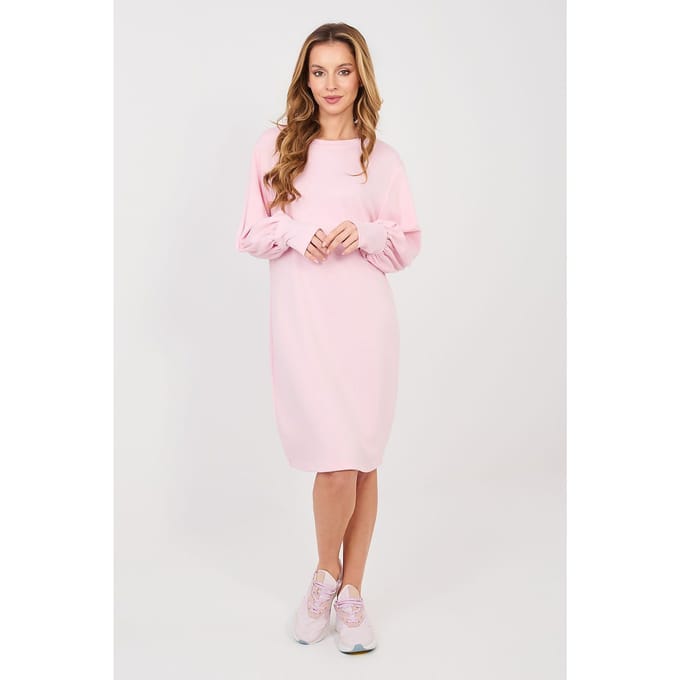 Elara Soft Dress - Lichtroze / S/M