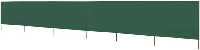 Windscherm met panelen - Tuinscherm - Tuin beschermen - Opvouwbaar ontwerp - 800x80 cm - Groen
