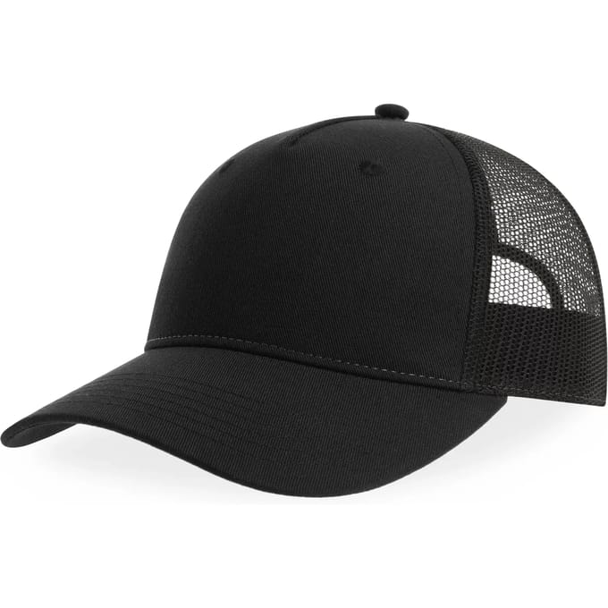 Atlantis Headwear Zion Cap AT107 - Black/Black - One size