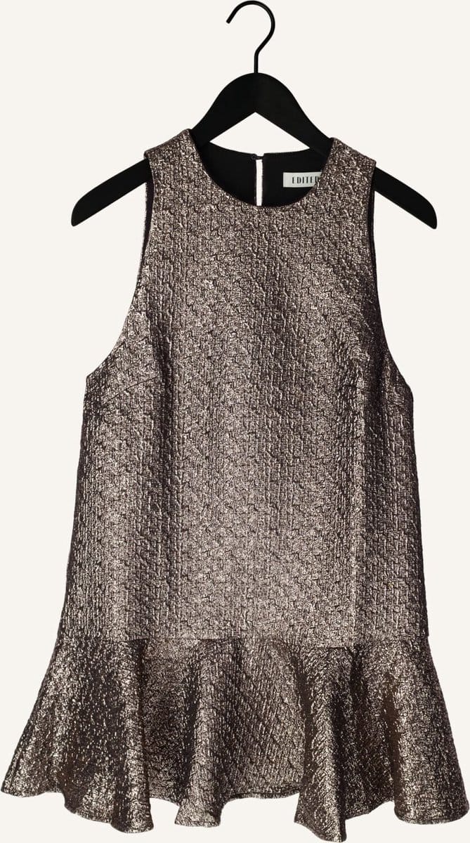 EDITED Zainab Dress Dames - Jurk - Brons - Maat 40