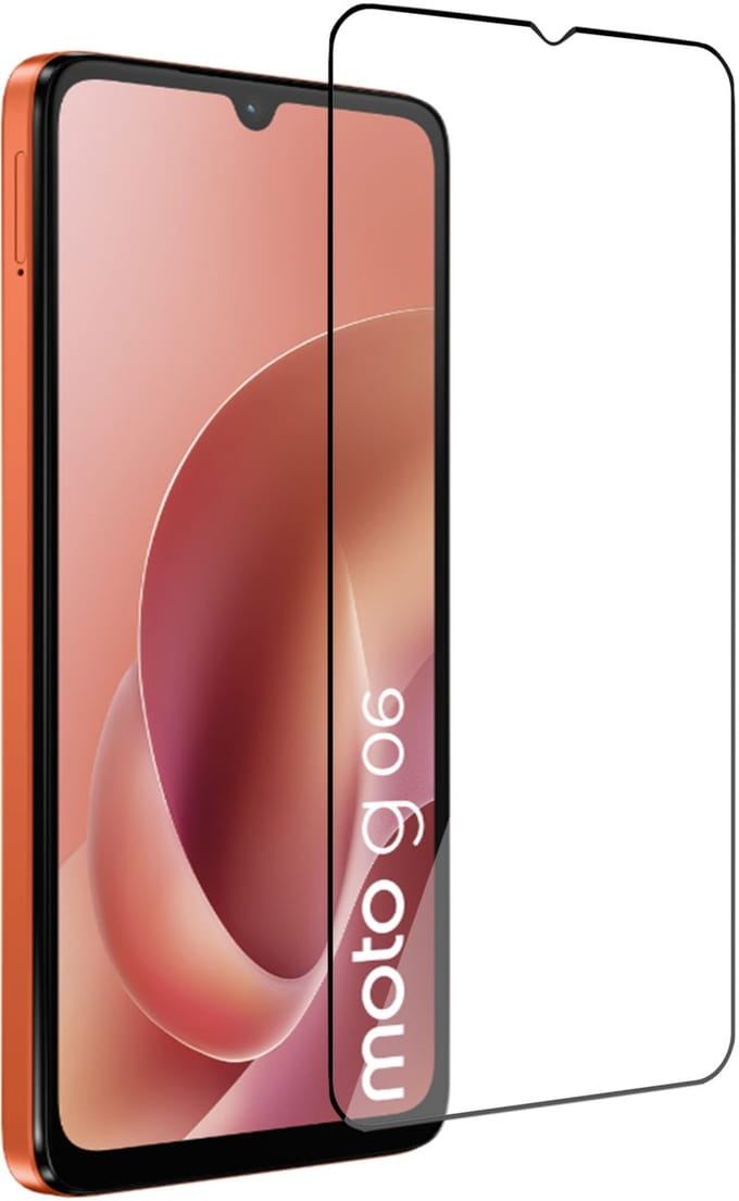 ChiGuard Screenprotector Geschikt voor Motorola Moto G06 Screenprotector - Beschermglas - Curved - GuardCover