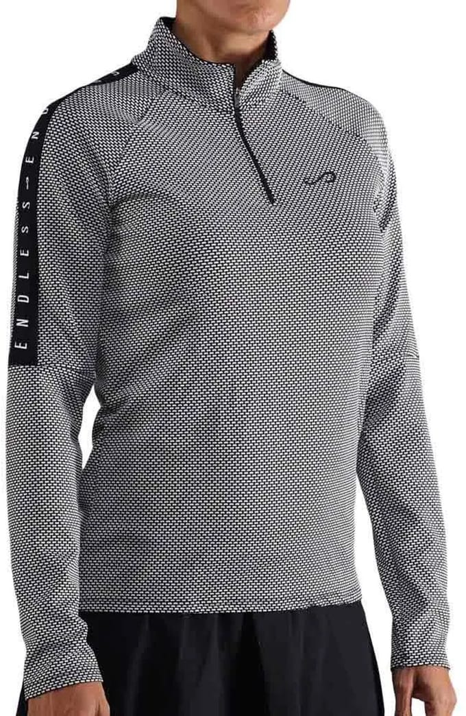 Endless Kirsch Iconic Ii Sweatshirt Met Halve Rits Grijs S Vrouw