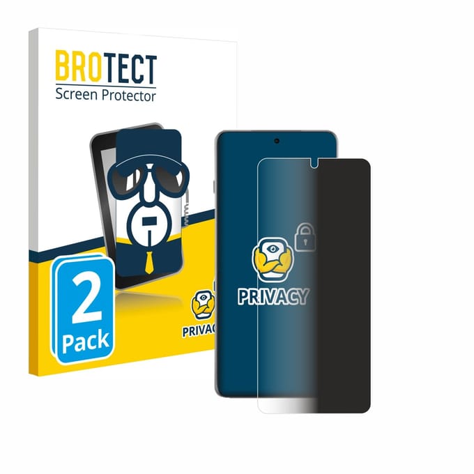 BROTECT - privacy screenprotector voor Oppo Find X8 Pro - Folie Beschermfolie Blauwlichtfilter 2 Stuks